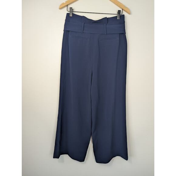 Boden Navy Blue Melina Paperbag Tie Waist Trouser Pant - Picture 6 of 9
